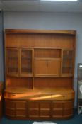 Vintage Nathan Teak Wall Unit with Matching Parker