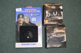 *Power Cap Headlamp Hat, etc.