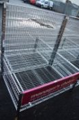 *Chrome Shop Display Stillage 120x80cm x 134cm hig