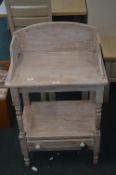 Limed Pine Wash Stand