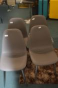 Four Grey Side Chairs
