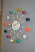 Multicoloured Wall Clock