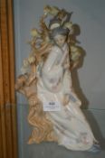 Lladro Figurine of a Oriental Lady