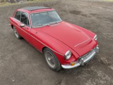 1969 MGC GT Coupe Reg. no. SOF 88H Chassis no. G/CD1/H196 Engine no. RUH/309H