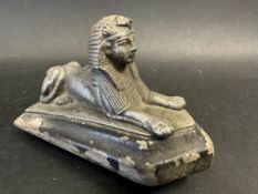 An Armstrong Siddeley recumbant sphinx mascot, approx 4 1/2