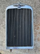 A Morris Isis Six radiator grille.