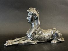 A car mascot in the form of a sphinx, would suit an Armstrong Siddeley, approx. 7 1/2
