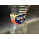 An American glass quart oil bottle with grade band on the neck and tin spout. - Image 2 of 2
