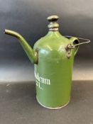 A two litre petroleum enamel priming kettle.