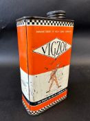A Vigzol quart can.