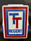 A Regent TT box globe, good condition save some fading to one side, dated September 1957.