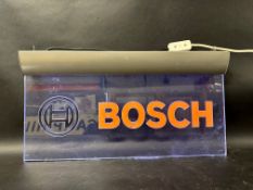 A Bosch perspex light up sign, 23 3/4