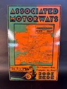An Associated Motorways pictorial enamel advertising sign by Imperial Enamel. 20 x 30