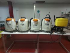 (5) Backpack Sprayers to Include: