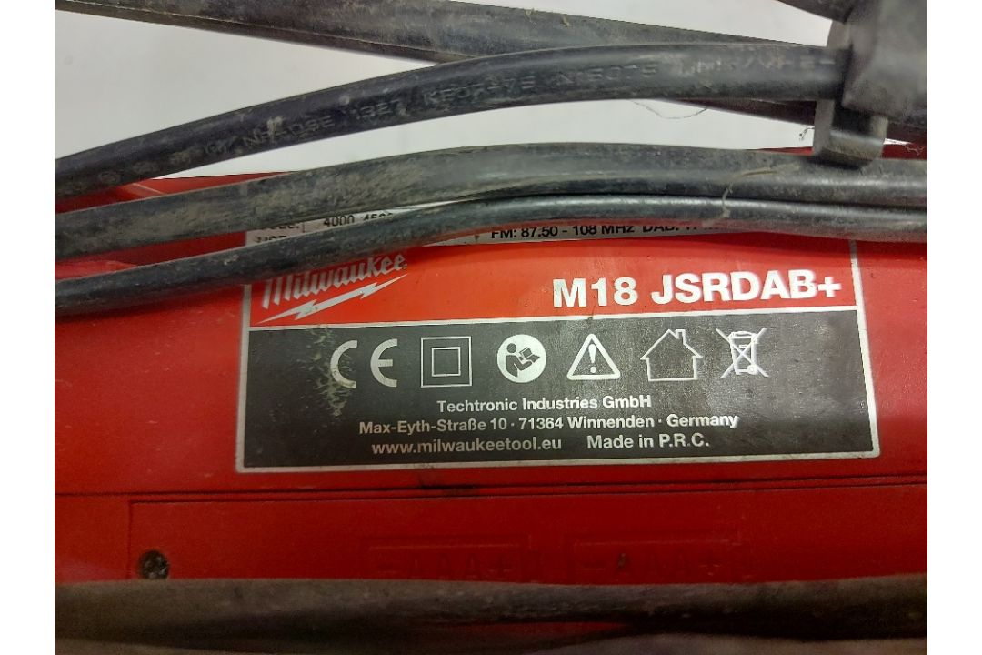Milwaukee M18-JSRDAB+ Cordless Radio - Image 3 of 3