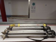 (3) Aluminium Laser Level Tripods