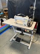 Brother S-1000A-3 Industrial Lockstitch Sewing Machine with Sewing Table