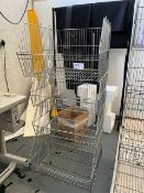 (4) Stackable Wire Storage Baskets