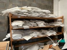 Wooden Rack & Contents