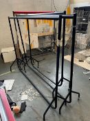 (3) Mobile Clothes Rails