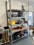 Bay of Heavy Duty Steel Racking & Contents