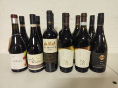 (12) Bottles of wine to include: