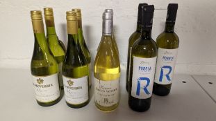 (9) Bottles of wine to include: