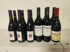 (12) Bottles of wine to include: