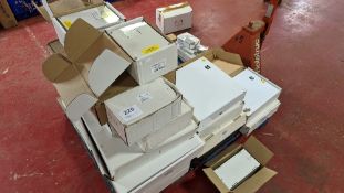 Large quantity of power supplies and security panels, as lotted