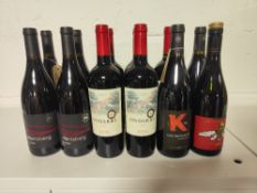 (12) Bottles of wine to include: