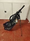 Fastfold Endeavor golf carry bag with Volvik umbrella