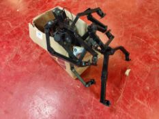 (5) Dual computer monitor desk arms