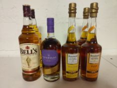 (6) Bottles of Whiskey to include: