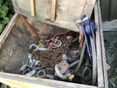 Quantity Of Various Lifting Chains And Hoists