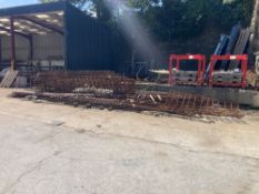 Large Quantity of various sized steel rebar