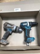 Makita DHP484 & Makita DHP458 Combi Drills please note no battery or charger