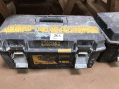 Stanley tool box with contents