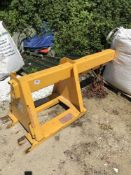 Forklift boom attachment