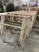 (14) Wooden Trestles