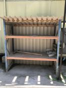 4 shelfed racking with Contents