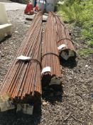 (3) Bundles Of Sterling Collect 12mmx12mm Rods