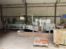 Ferrari & Cigarini model MTA002 automatic brick processing and cutting machine