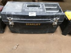 Stanley tool box with contents