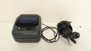 Zebra GK420d label printer with power adaptor