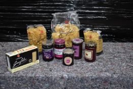 58 x Assorted Consumable Food Products Including Thursday Cottage Jam, Ragner's, Fruits Forage, Hig
