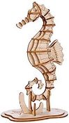 12 x Kikkerland Seahorse 3D Wooden Puzzles - New Boxed Stock - RRP £132 - Ref: TCH226 - CL840 -