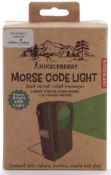 5 x Kikkerland Huckleberry Morse Code LED Torch Lights - Send Secret Coded Messages - New Boxed