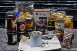 65 x Assorted Consumable Food Products Including Carpi Riso, Thursday Cottage Jam, Fruits and Forag