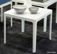 1 x VITRA 'Plate' Designer Square Occasional Table In White - Original RRP £379.00 - Ref: 6738488/