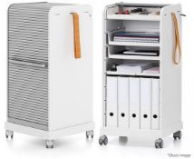 1 x VITRA 'Follow Me 2' Designer Tall Pedestal Unit On Castors - Original RRP £629.00 *Read